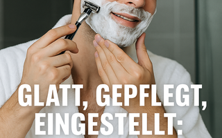 Glatt, Gepflegt, Eingestellt: Warum eine Nassrasur bei der Jobsuche Wunder wirkt