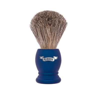 PLISSON 1808 - Rasierpinsel NIGHT BLUE & RUSSIAN GREY