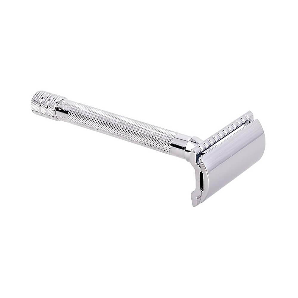 MERKUR Rasierhobel 23C, verchromt, geschlossener Kamm – Tonsus