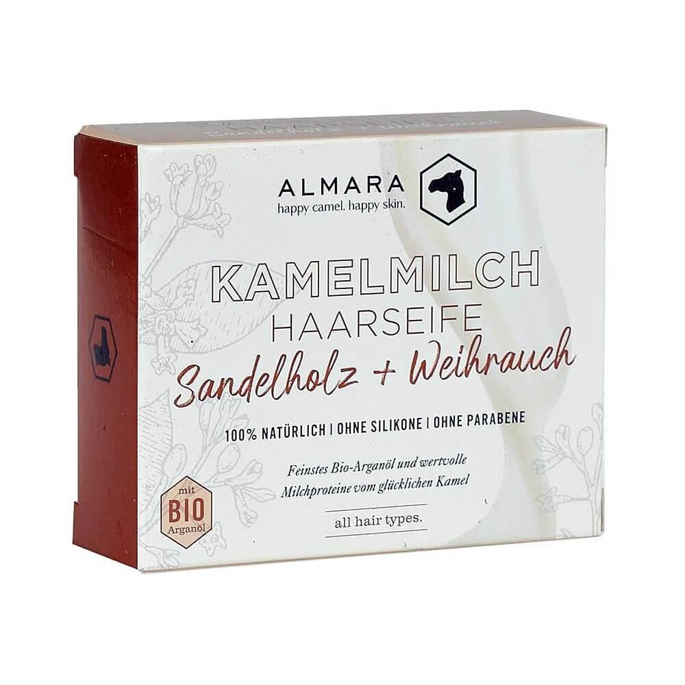 ALMARA Kamelmilch Haarseife Sandelholz & Weihrauch 100 g – Tonsus